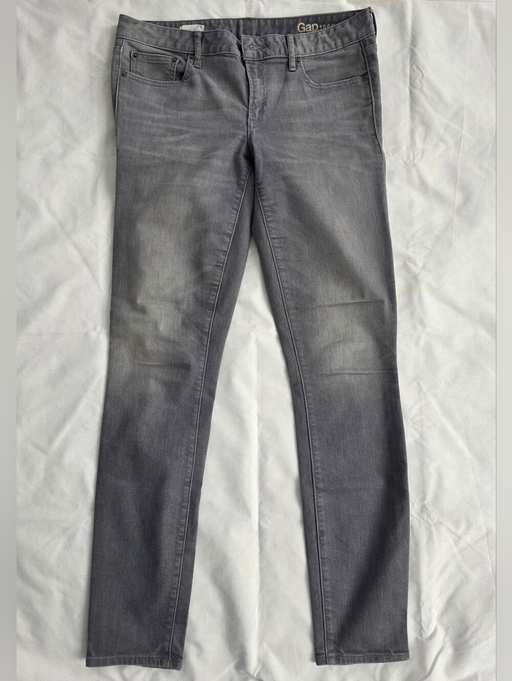 GAP 1969 Always Skinny Medium Grey Jeans 31 Tall